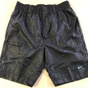 Nike DX9211-011 Men’s Small Unscripted Golf Shorts Black Grid Pattern